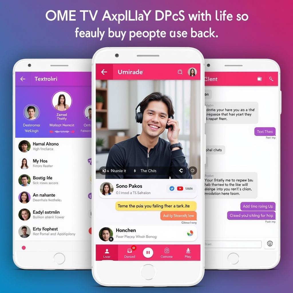 Ome TV Mod APK Interface