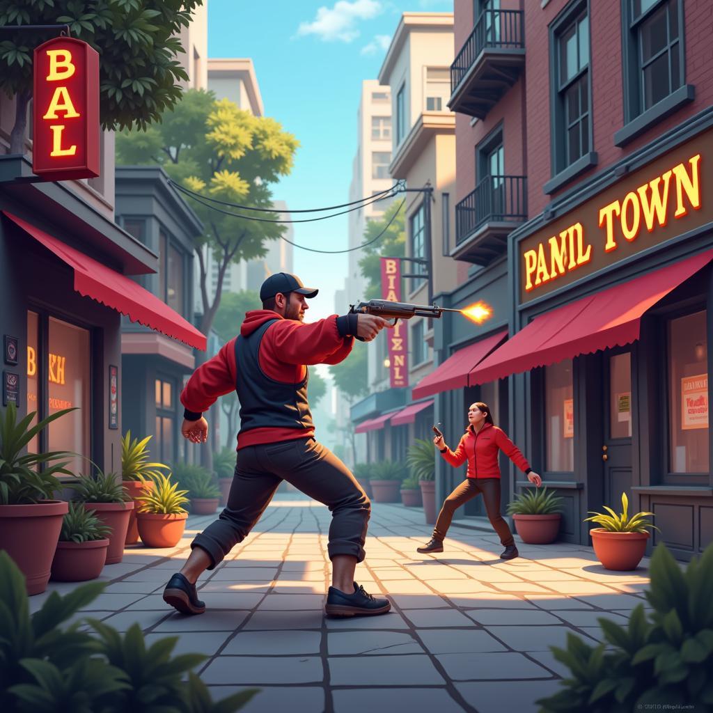 Combat Tips in Paint the Town Red APK