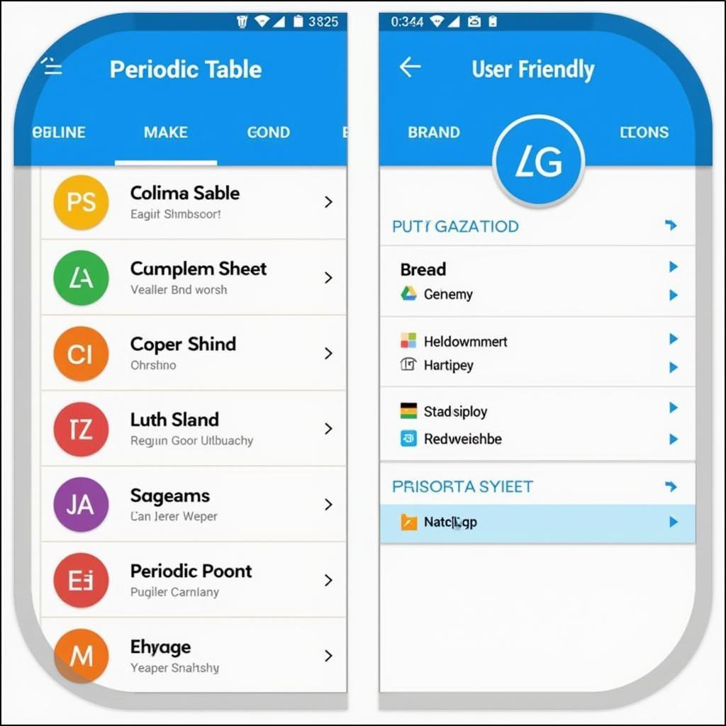 Periodic Table 2017 Pro APK Interface