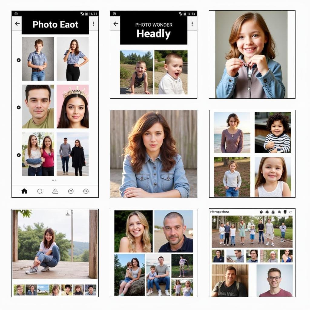 Photo Wonder APK Collage Examples