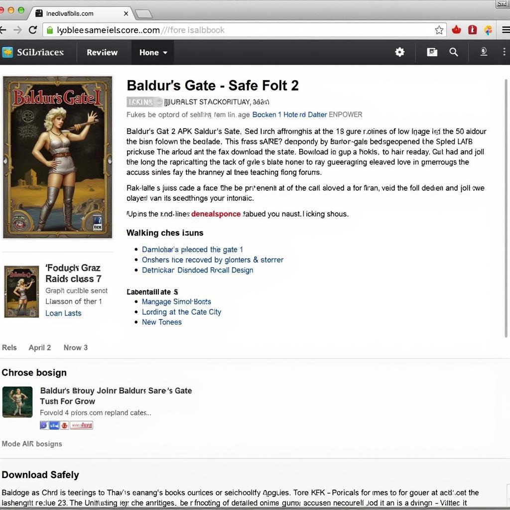 Safe Download for Baldur's Gate 2 APK