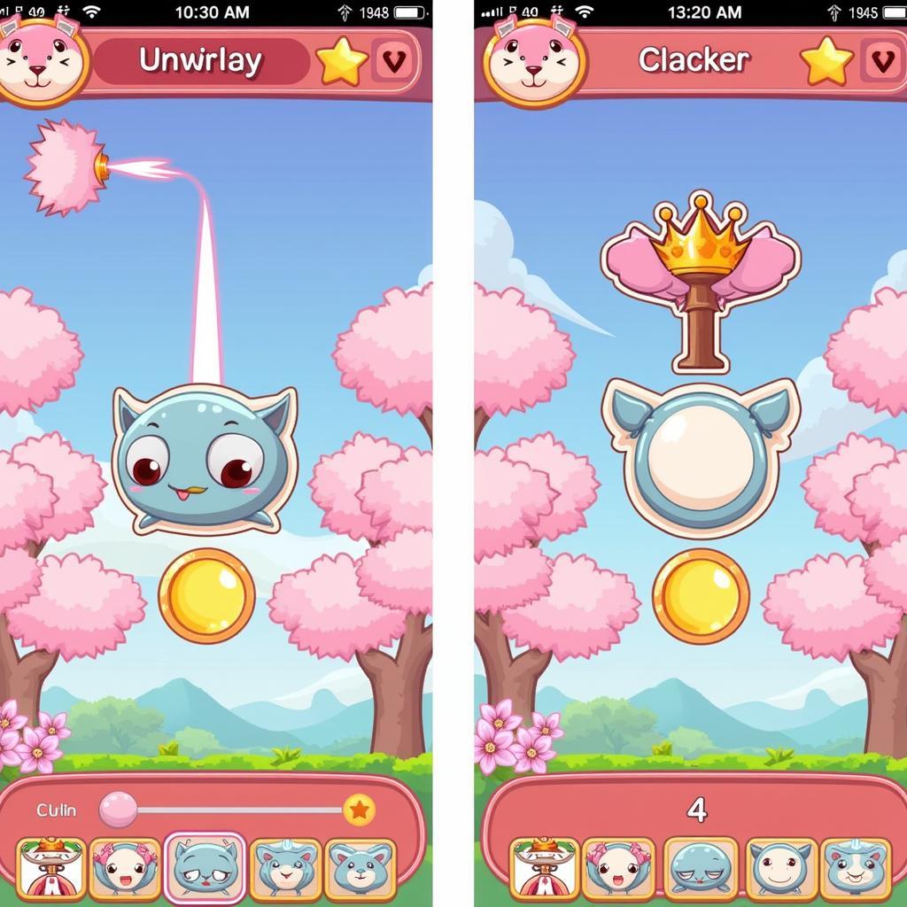 Engaging Gameplay of Sakura Clicker on Mobile Devices