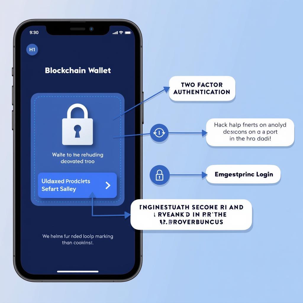 Secure Blockchain Wallet APK on Phone