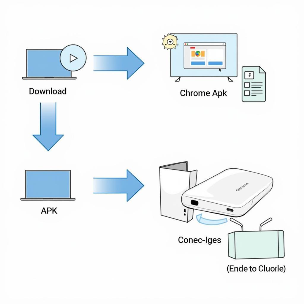 Sideloading Chrome APK on Android TV