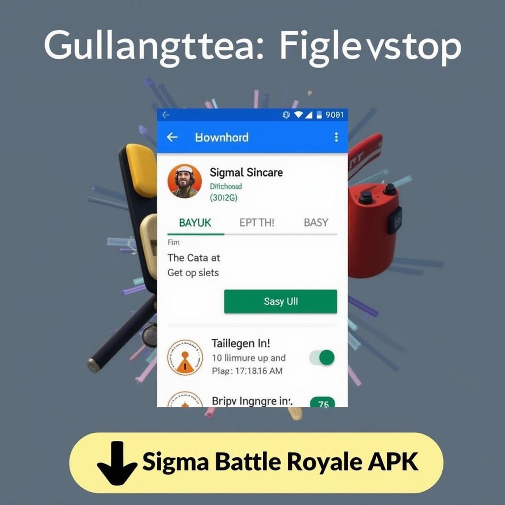 Sigma Battle Royale APK Download Screen