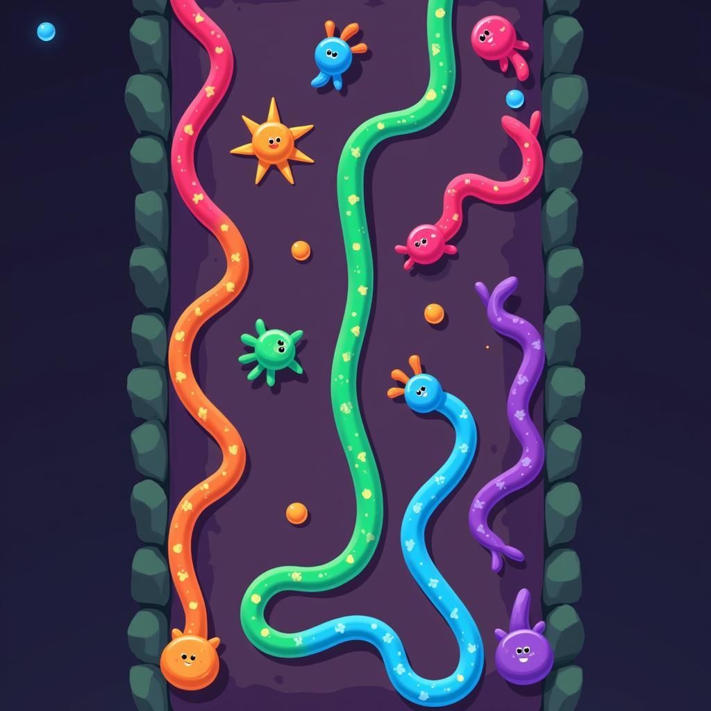 Slither.io Gameplay Screenshot