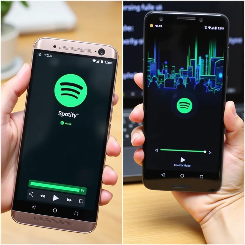 Downloading Spotify APK on Android