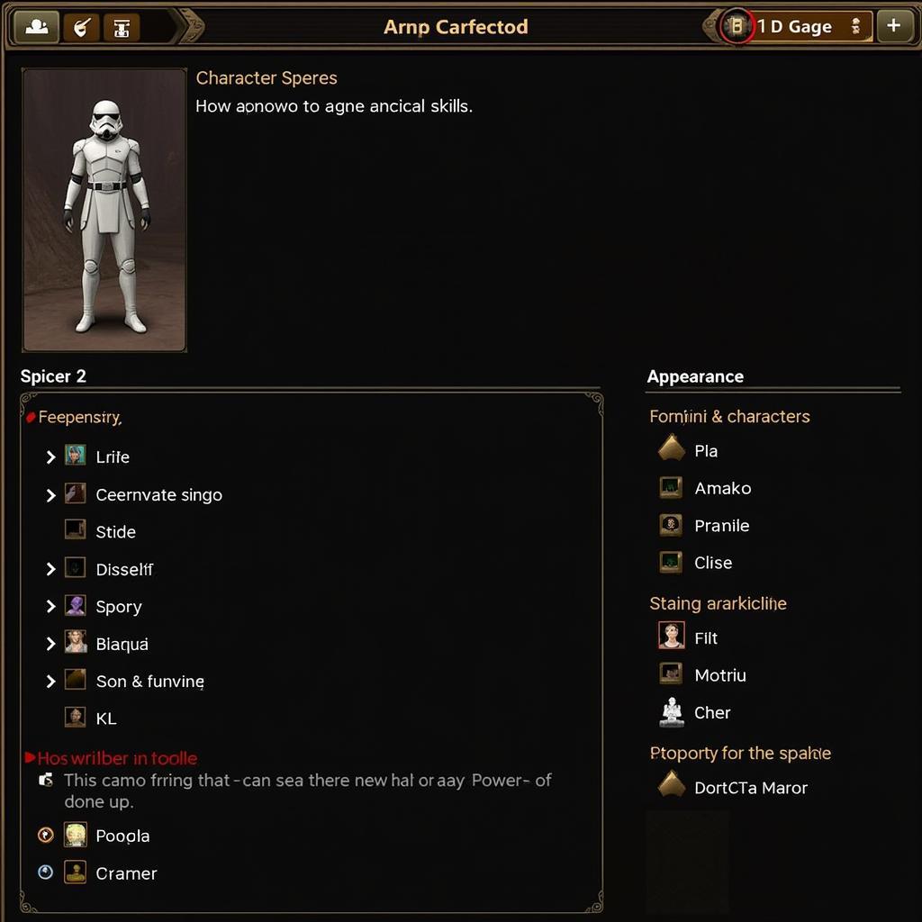 Star Wars KOTOR Mod APK Character Customization Screen