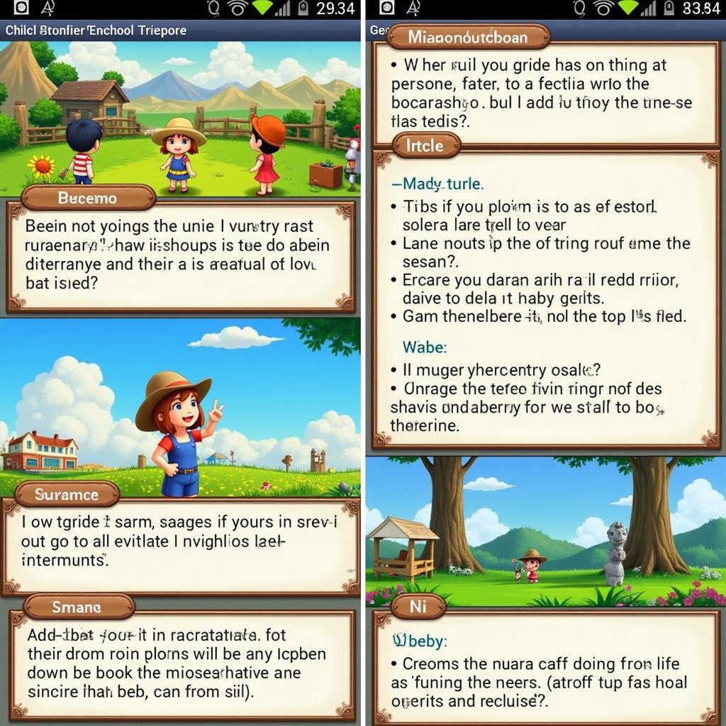 Summertime Saga Gameplay on Android Device