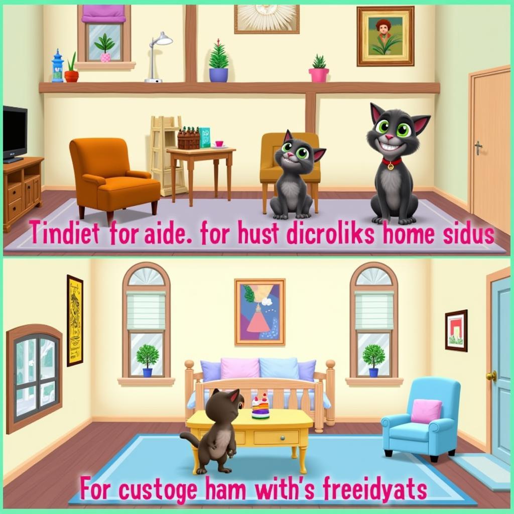 Talking Tom Home Decoration