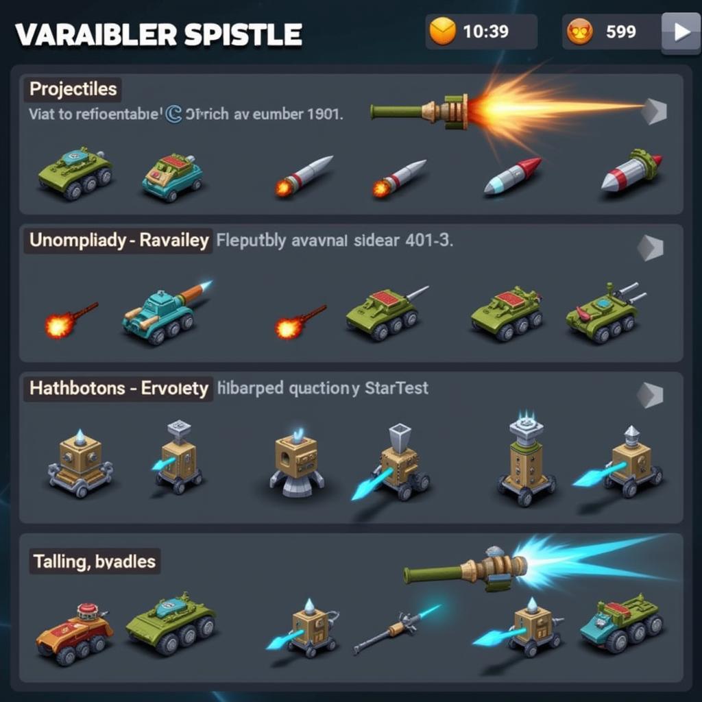 Tank Stars APK Weapon Selection