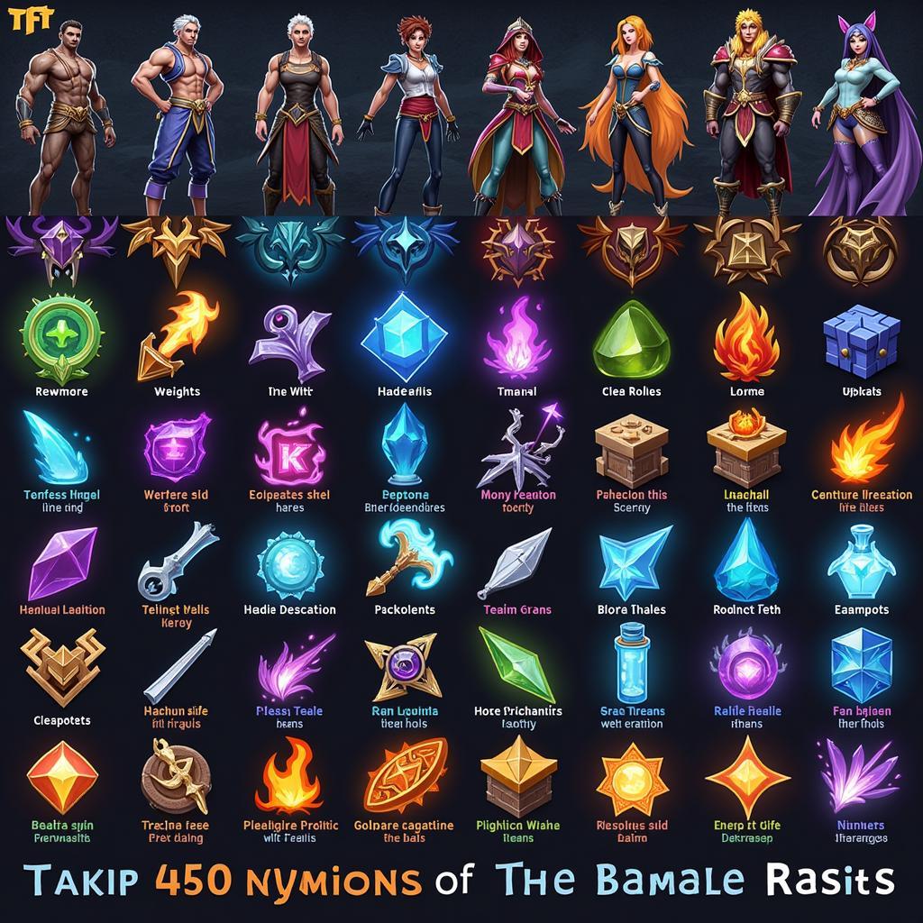 TFT Mobile Champions and Items