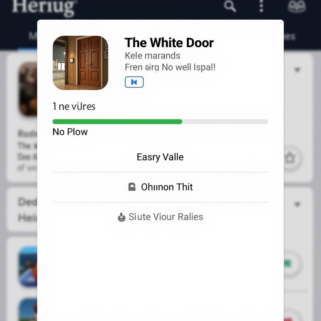 The White Door APK Review Screenshot