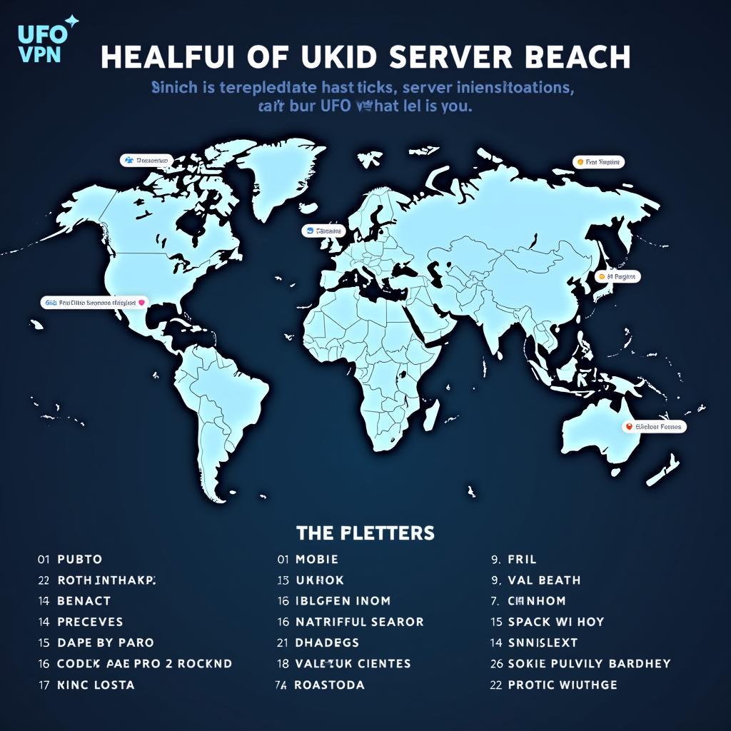 UFO VPN Server Locations Worldwide