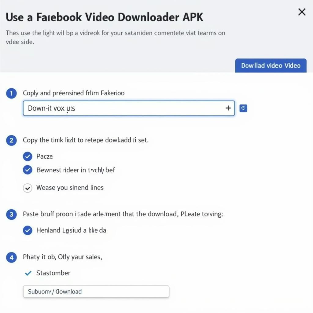 Steps to Use a Facebook Video Downloader APK