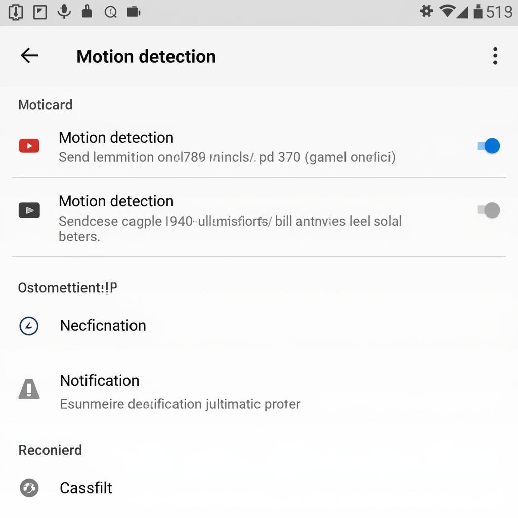 V380 APK Motion Detection Settings