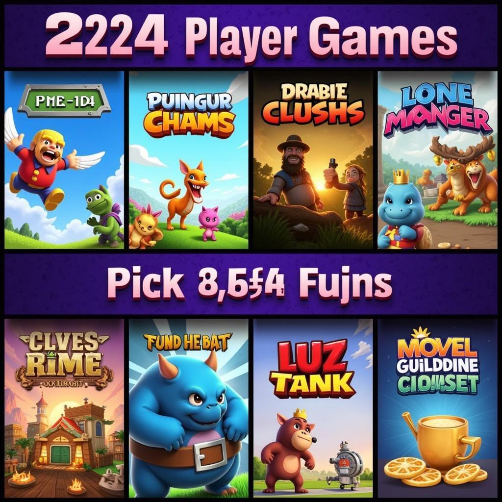 A collage of different game genres available on the 234 Player Games APK platform.