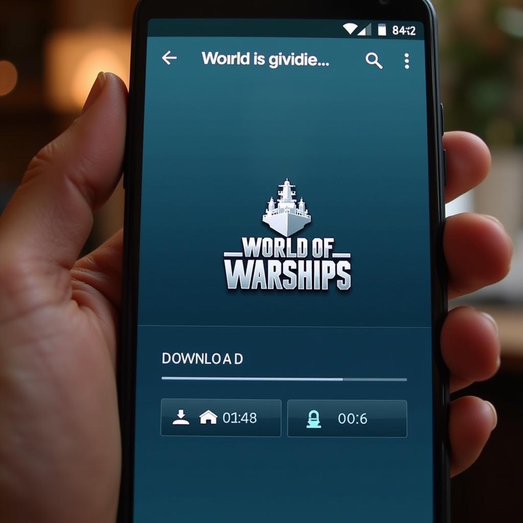 World of Warships Mod APK Download Screen