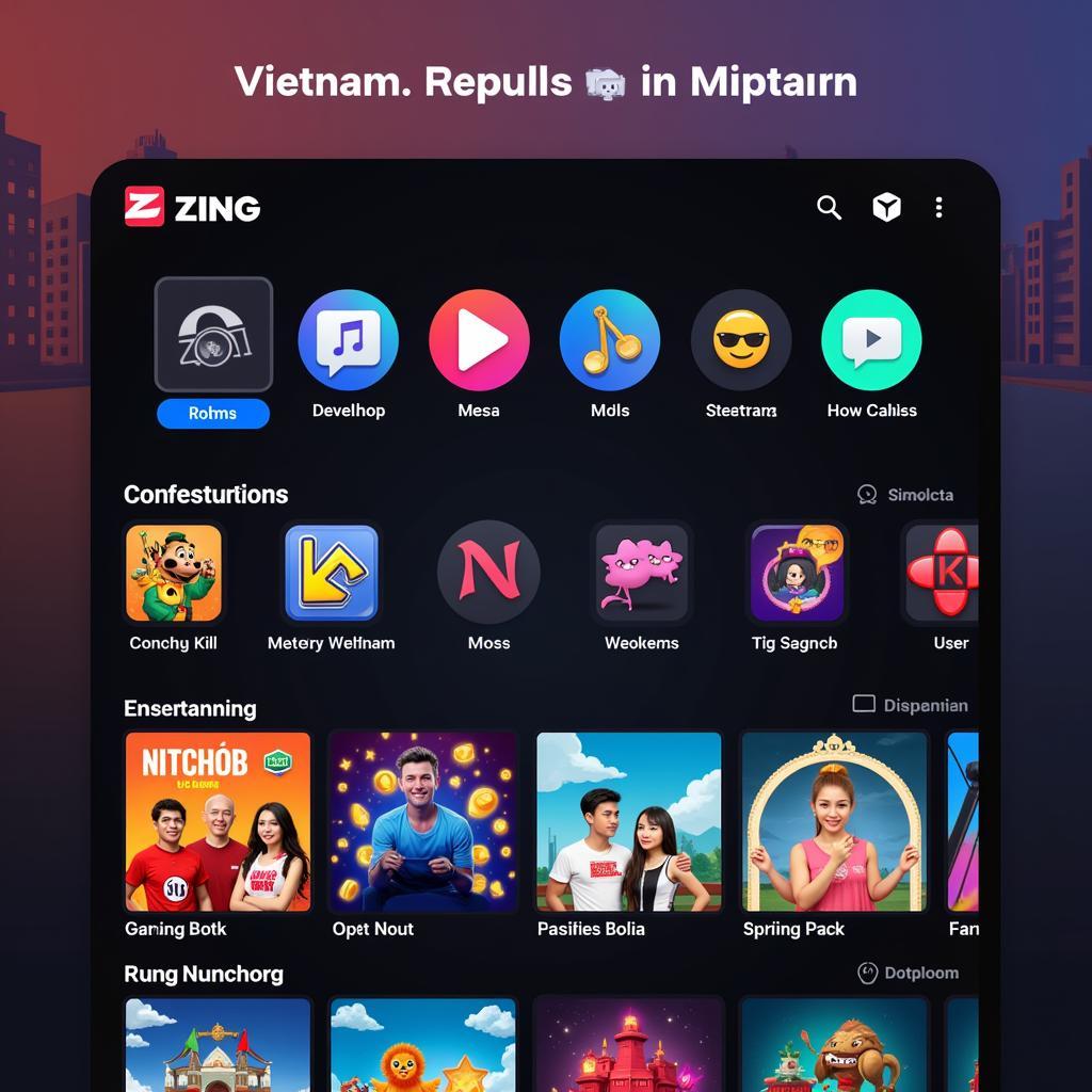 Zing APK Entertainment Hub in Vietnam