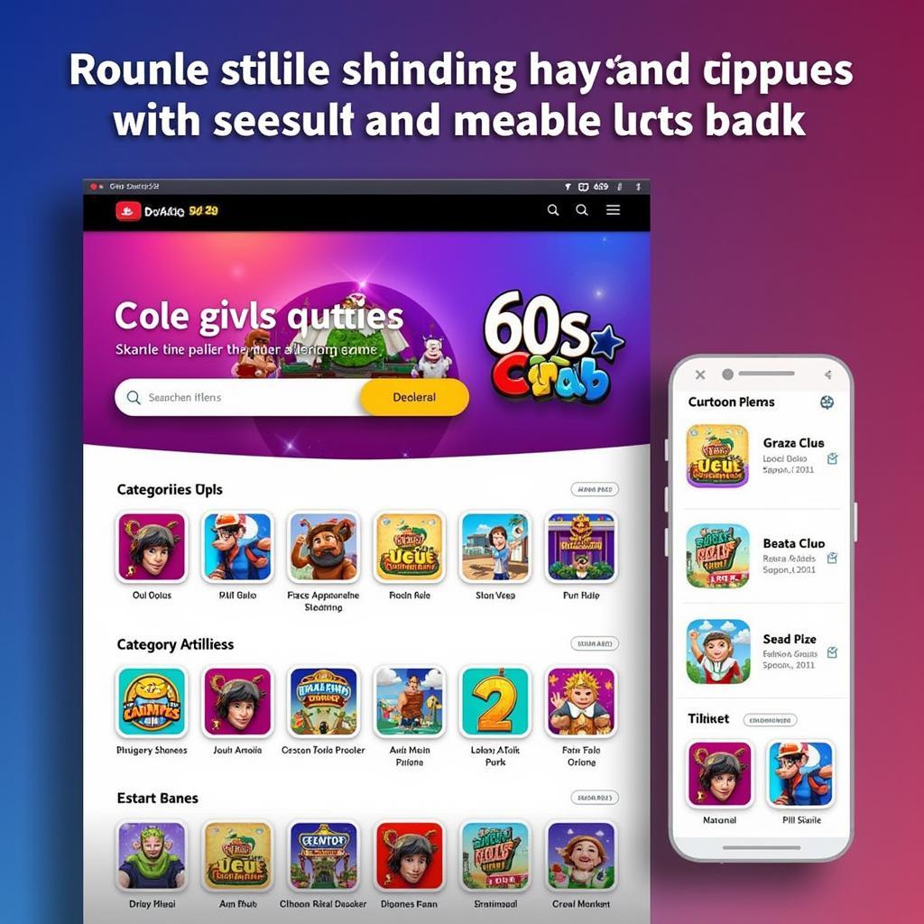 60s Club APK Homepage Screenshot