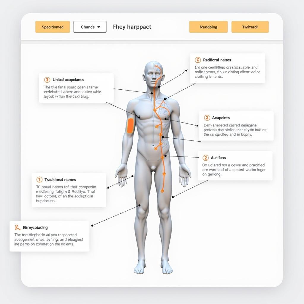 Acupuncture Meridian App Interface