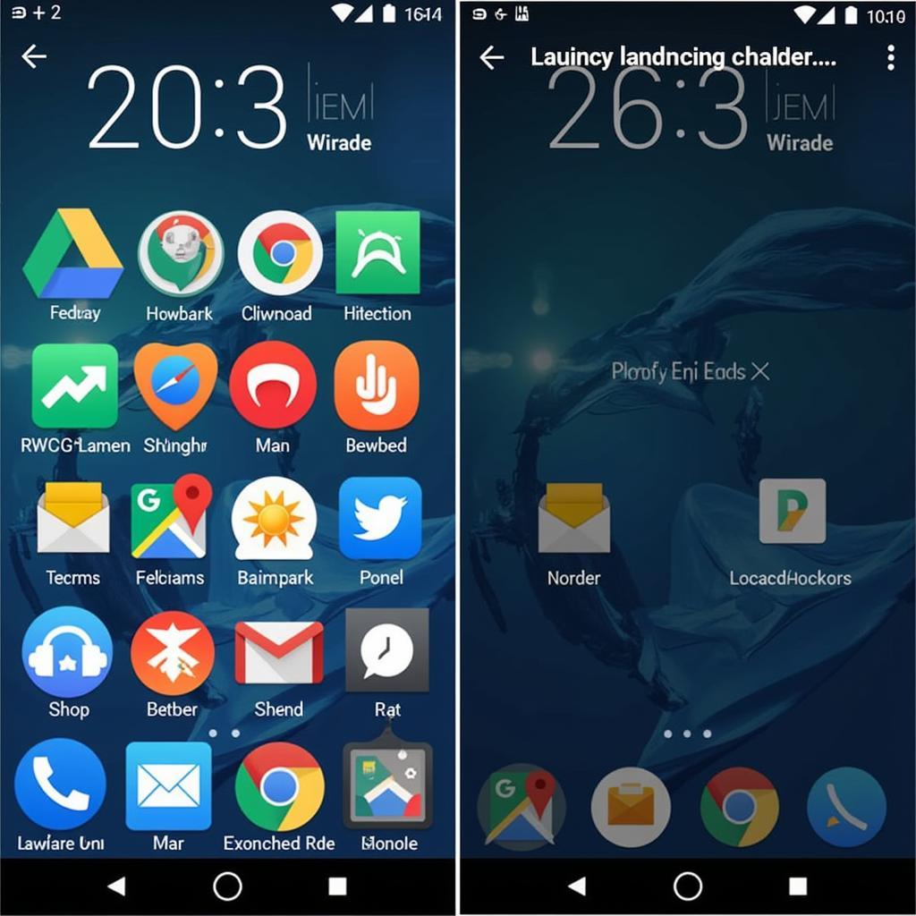 ADW Launcher Mod APK Performance Comparison