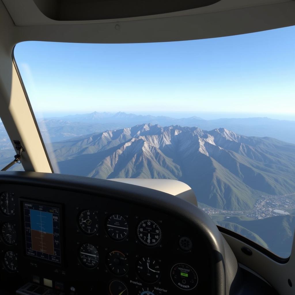 Scenic Flight over Mountains in Aerofly 1