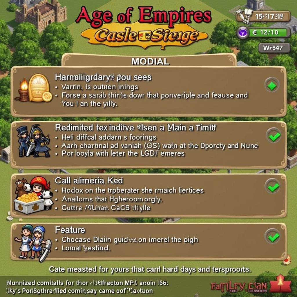 Age of Empires Castle Siege Mod APK Features