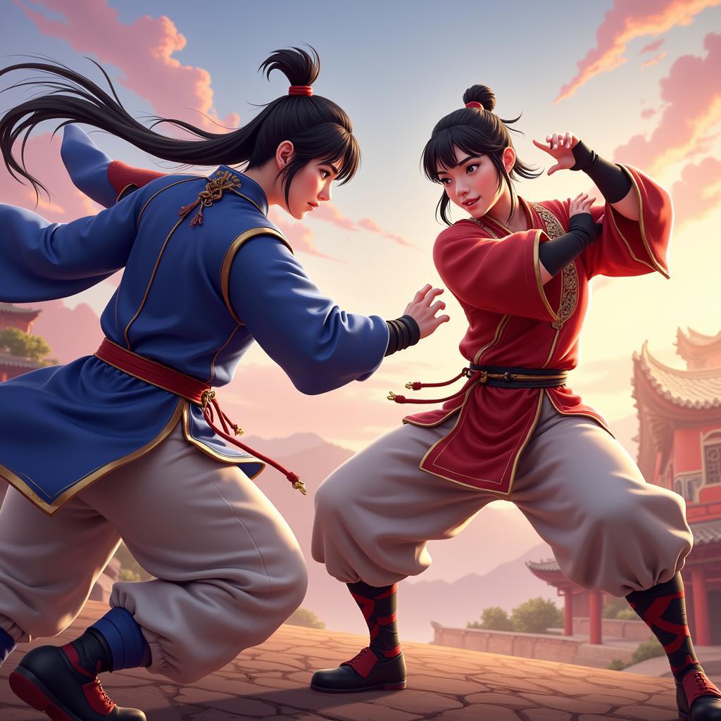 Age of Wushu Dynasty Mod APK Gameplay Screenshot