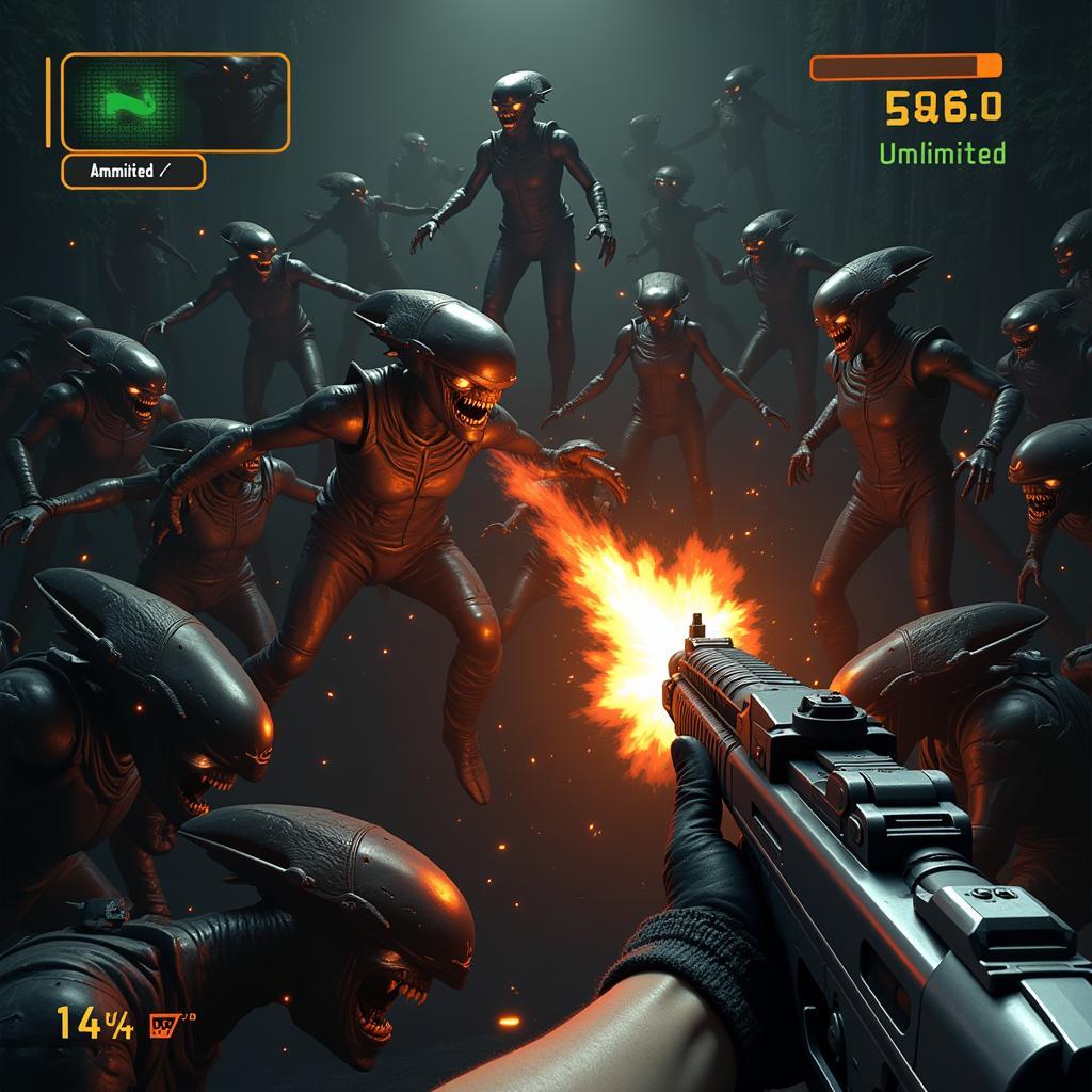 Alien Shooter APK Mod Unlimited Ammo