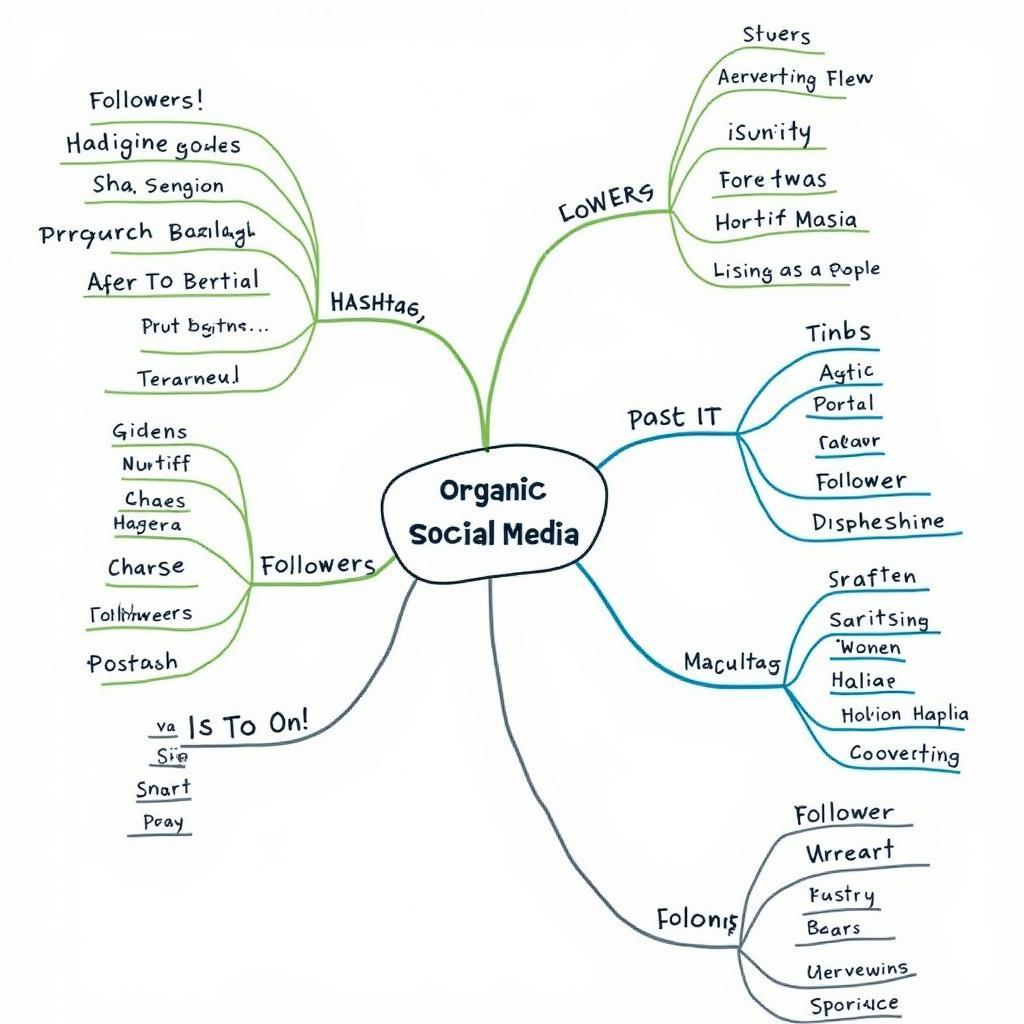 Alternative Social Media Strategies Mind Map