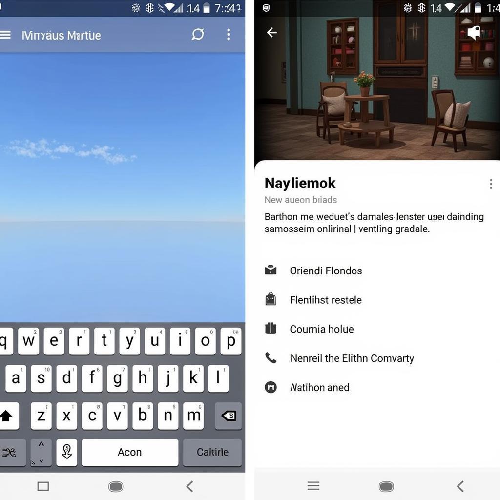 Amadeus APK User Interface