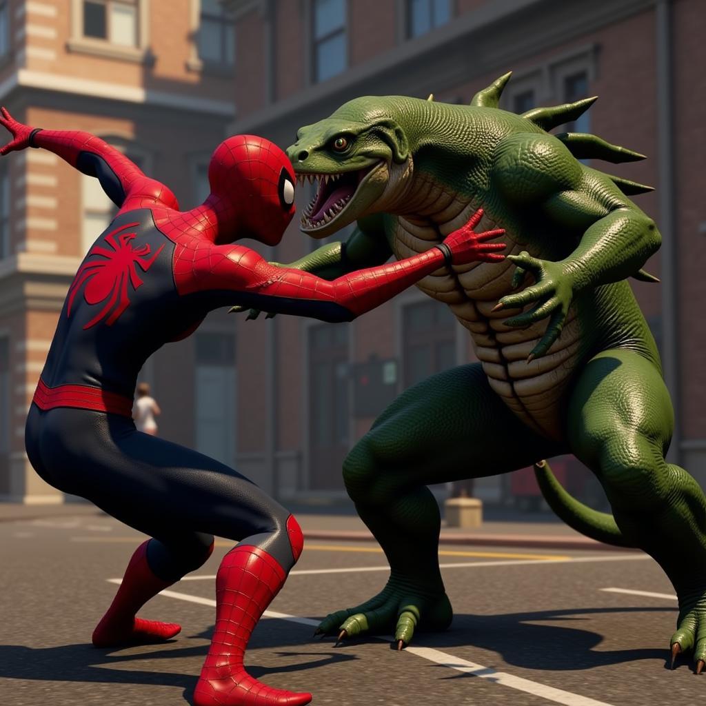 Amazing Spider-Man 1 APK Combat Scene