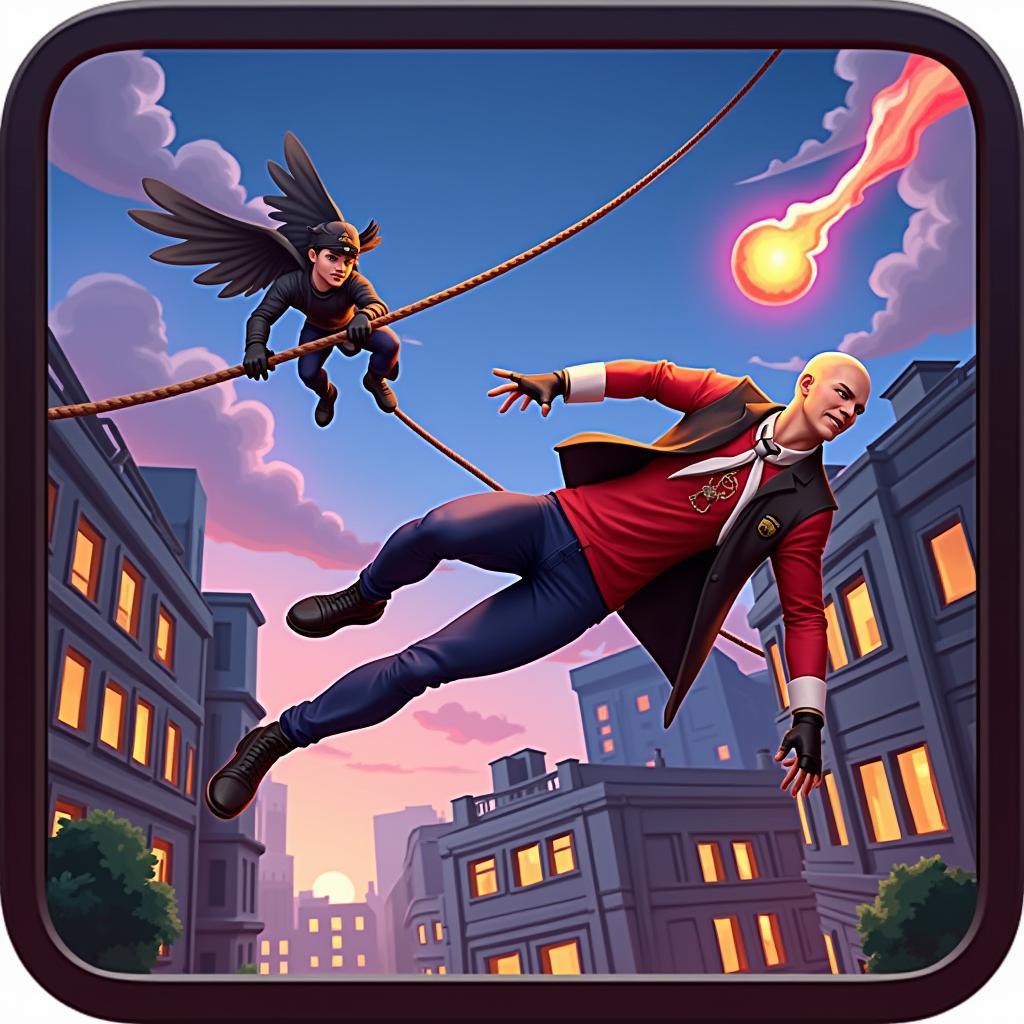 Gameplay of Amazing Strange Rope Police Mod APK