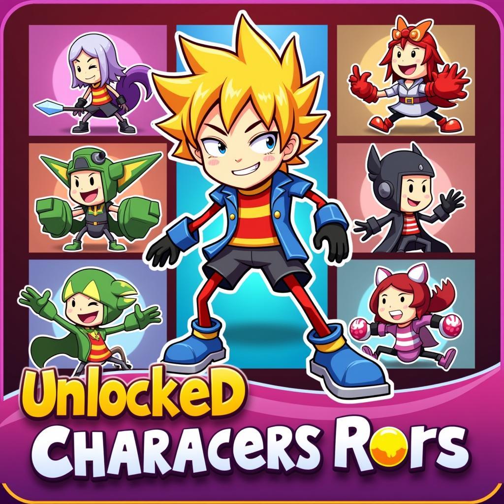 Unlocked Characters in Android 1 League of Stickman Mod APK