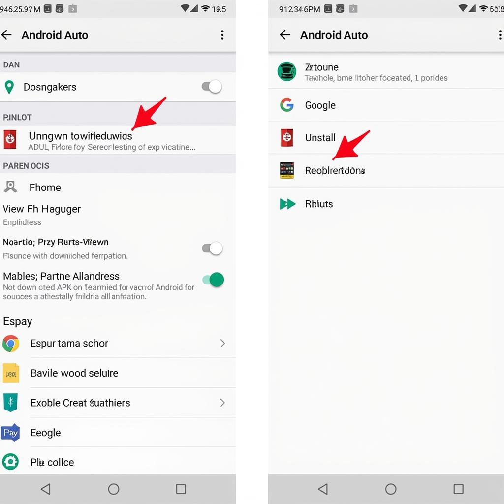 Android Auto 2.9 Installation Steps