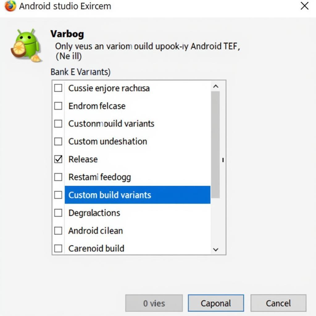 Android Studio Build Variants