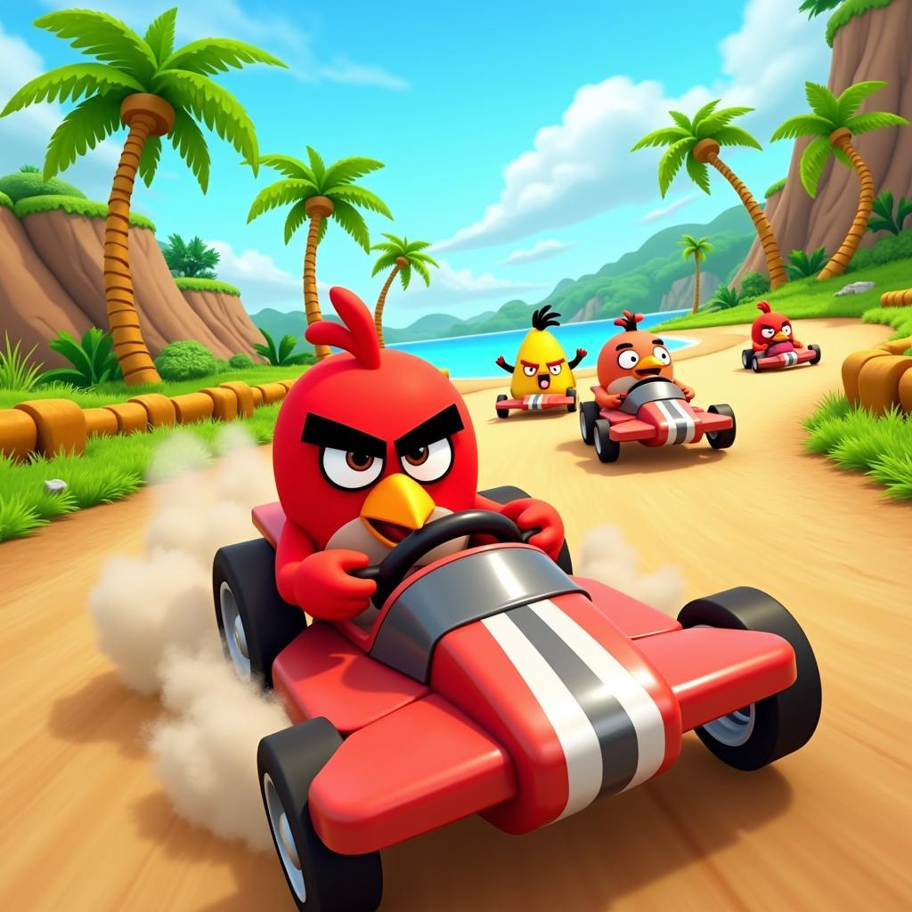 Angry Birds Go Mod APK Racing Gameplay