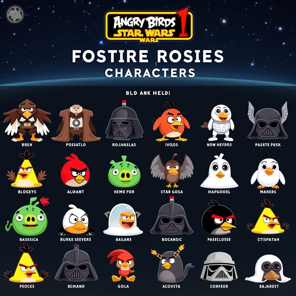 Angry Birds Star Wars 2 Mod APK Characters