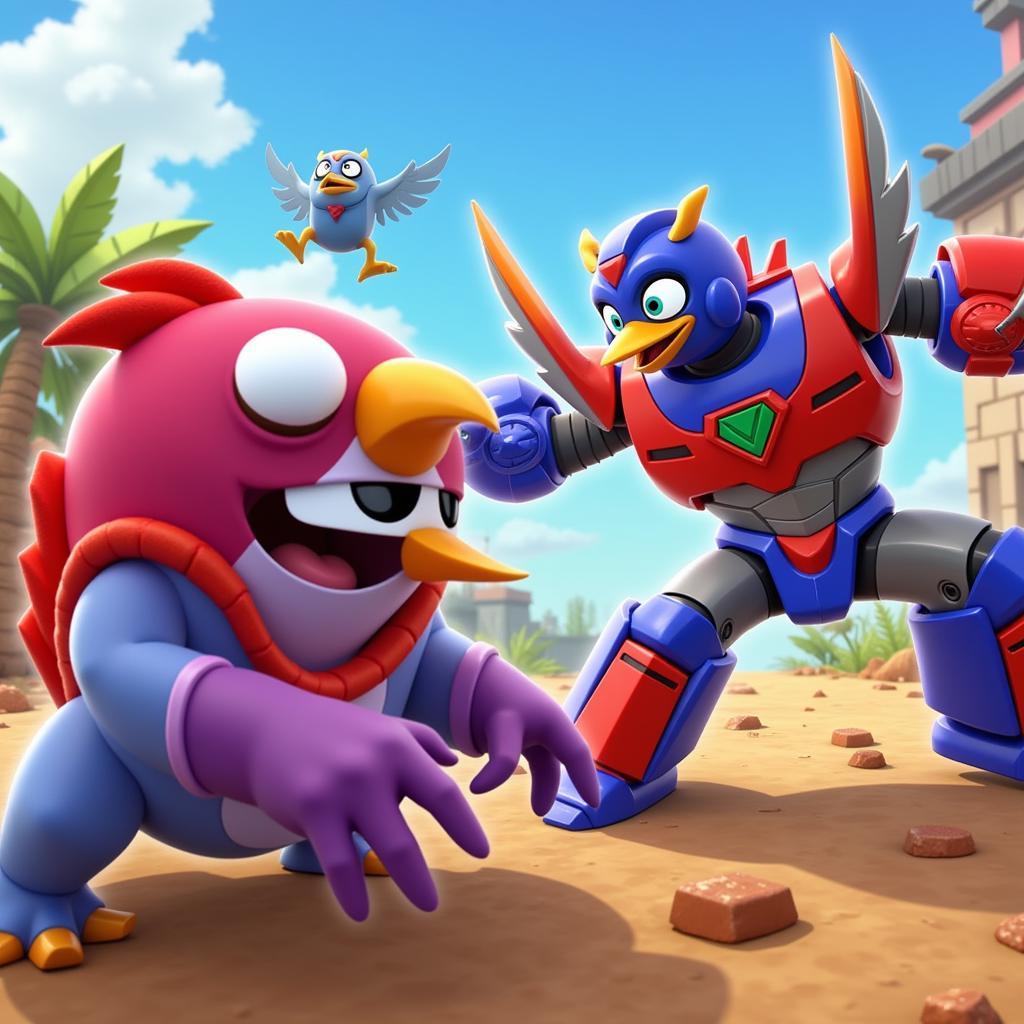 Angry Birds Transformer Hack Mod APK Gameplay Screenshot