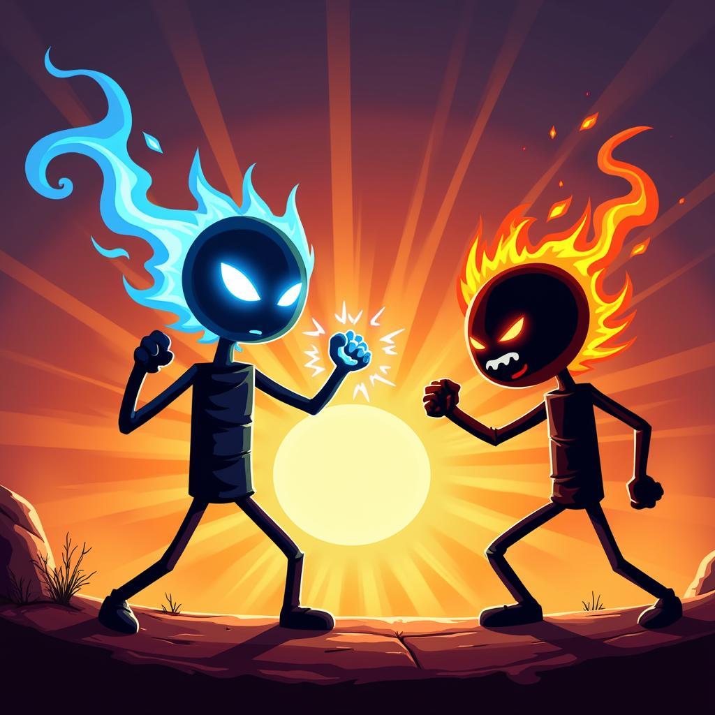 Angry Stickman Mod APK gameplay screenshot