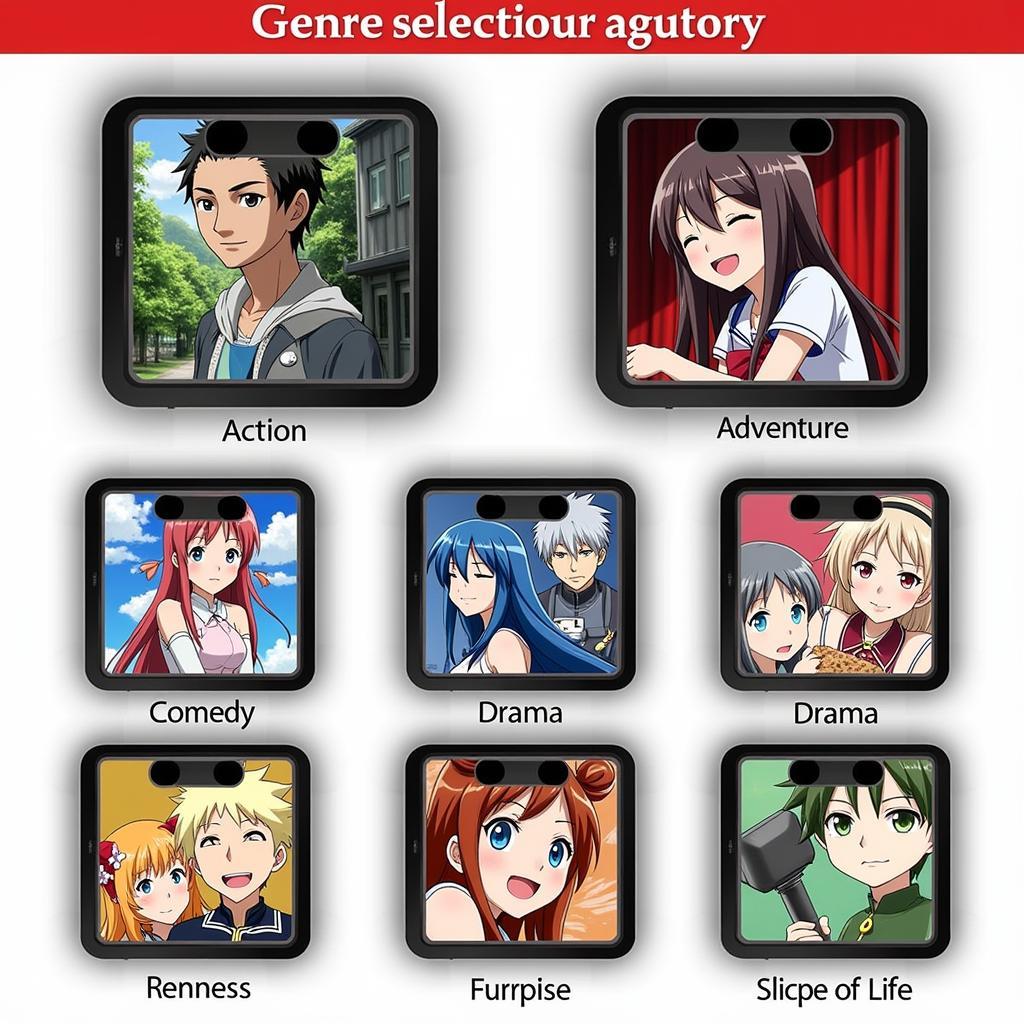 Anime APK Genre Selection