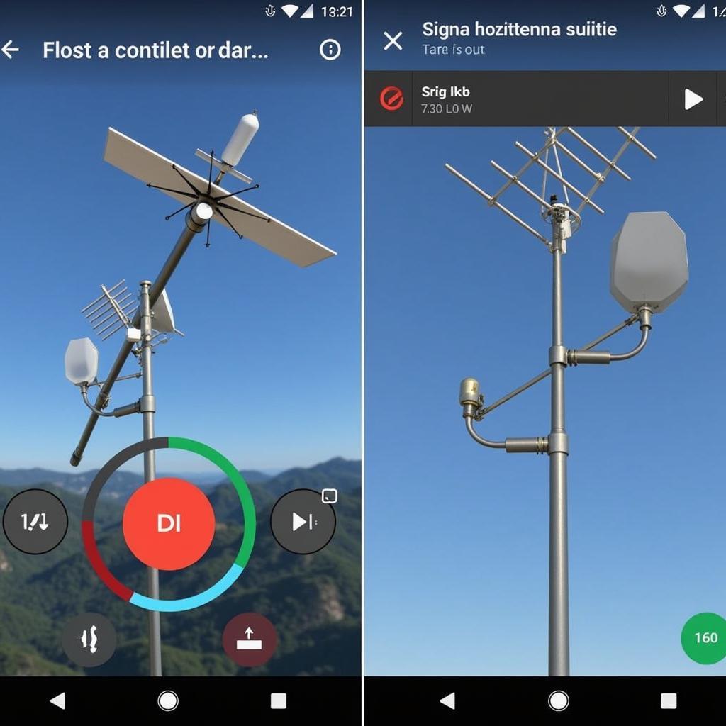 Antenna Pointer APK Interface