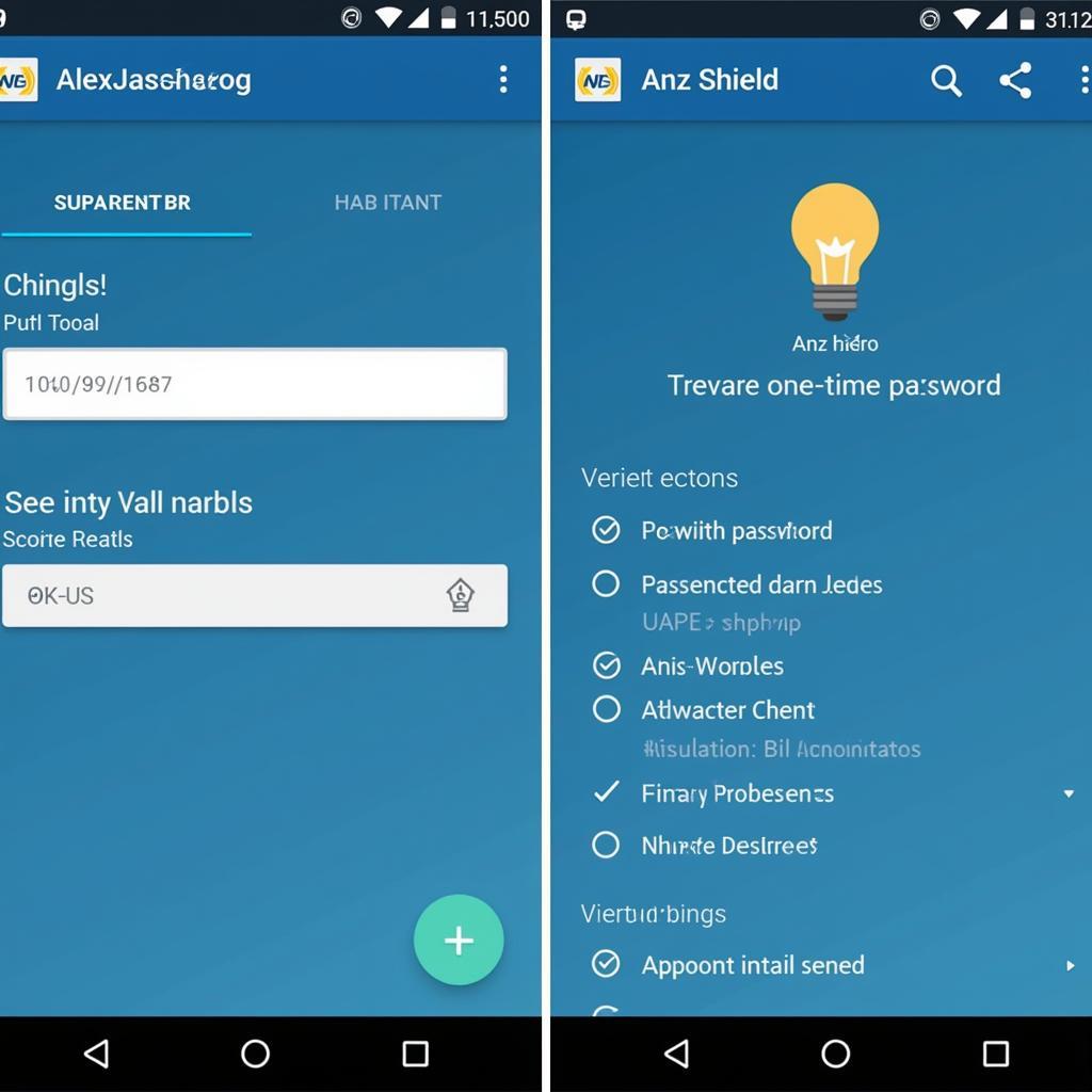 Anz Shield APK Interface