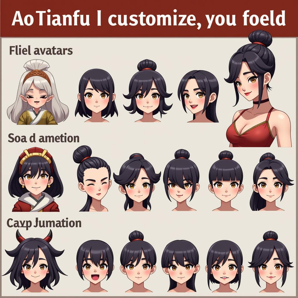 Ao Tianfu APK Character Customization