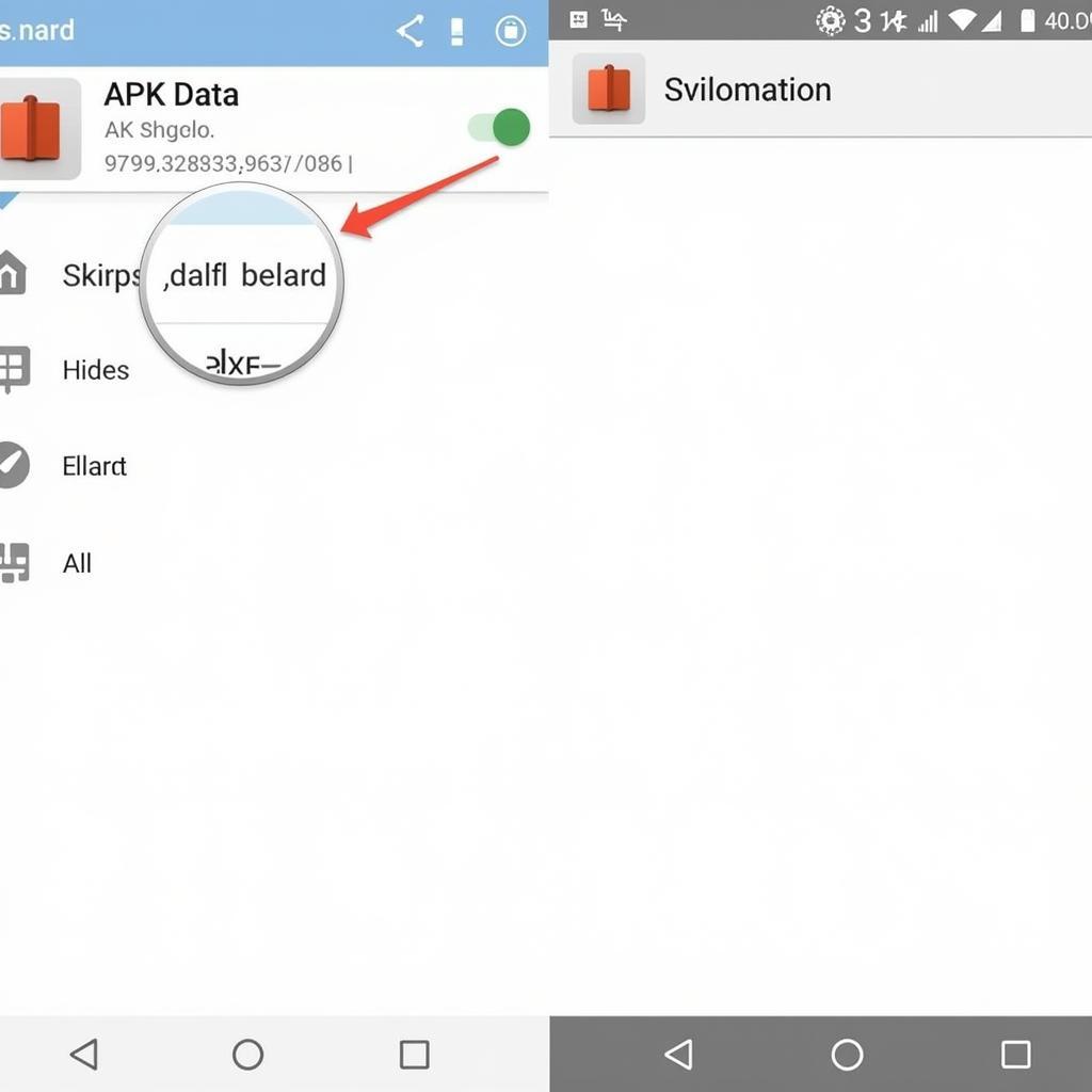 Example of APK Data File