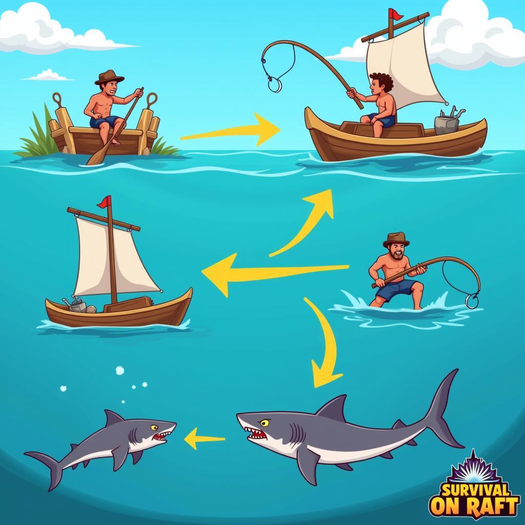 Apk Survival on Raft Gameplay