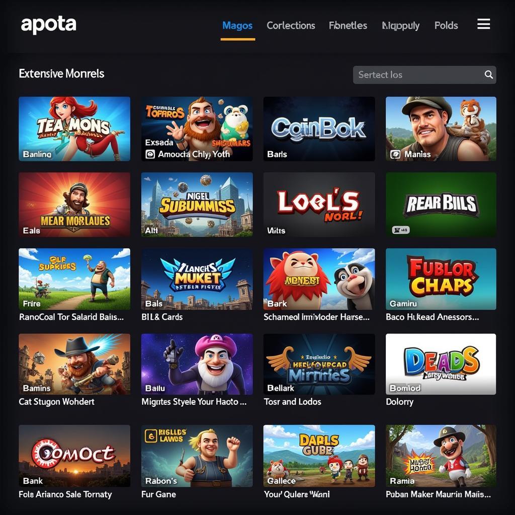 Apota APK Game Library Screenshot