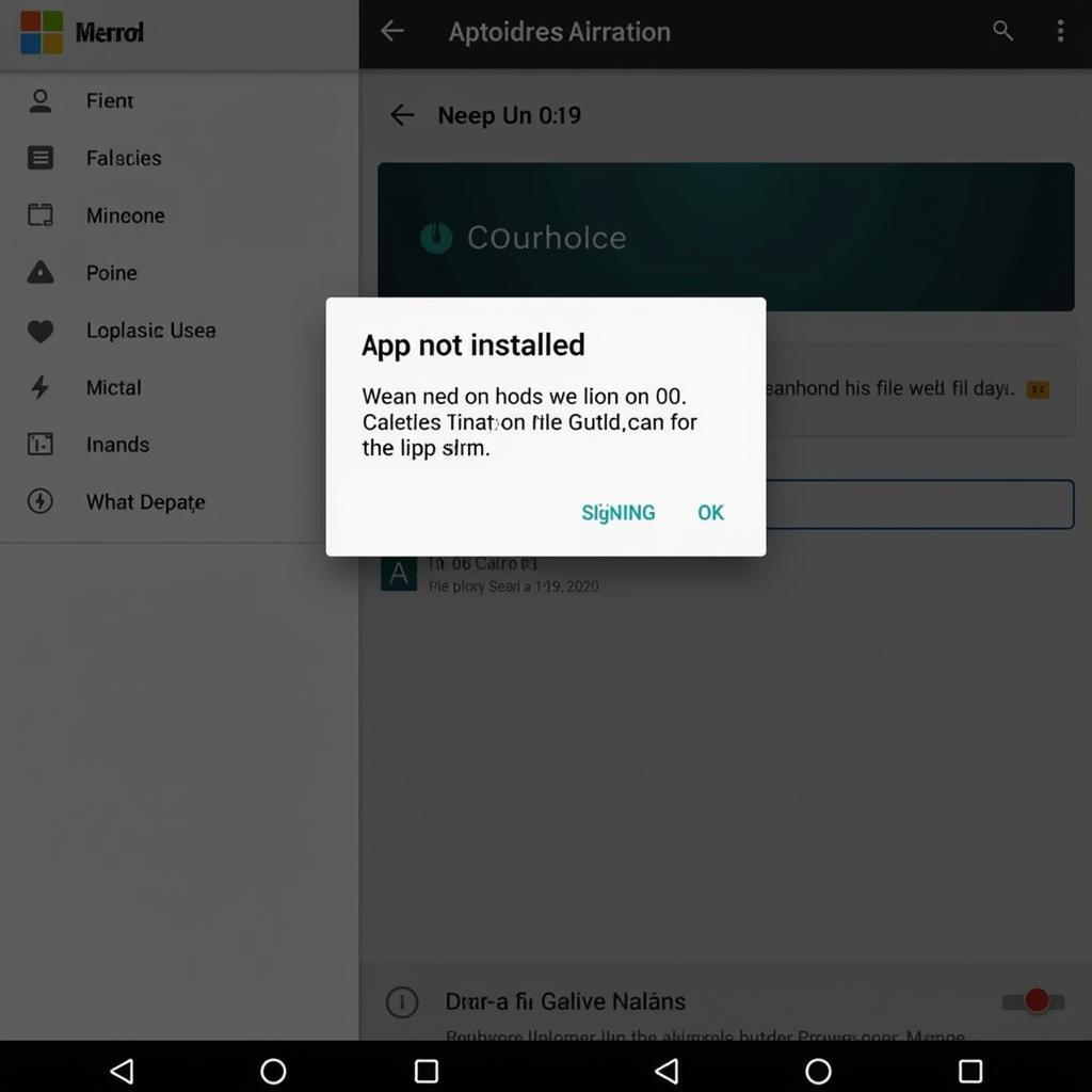 Aptoide APK Signing Error