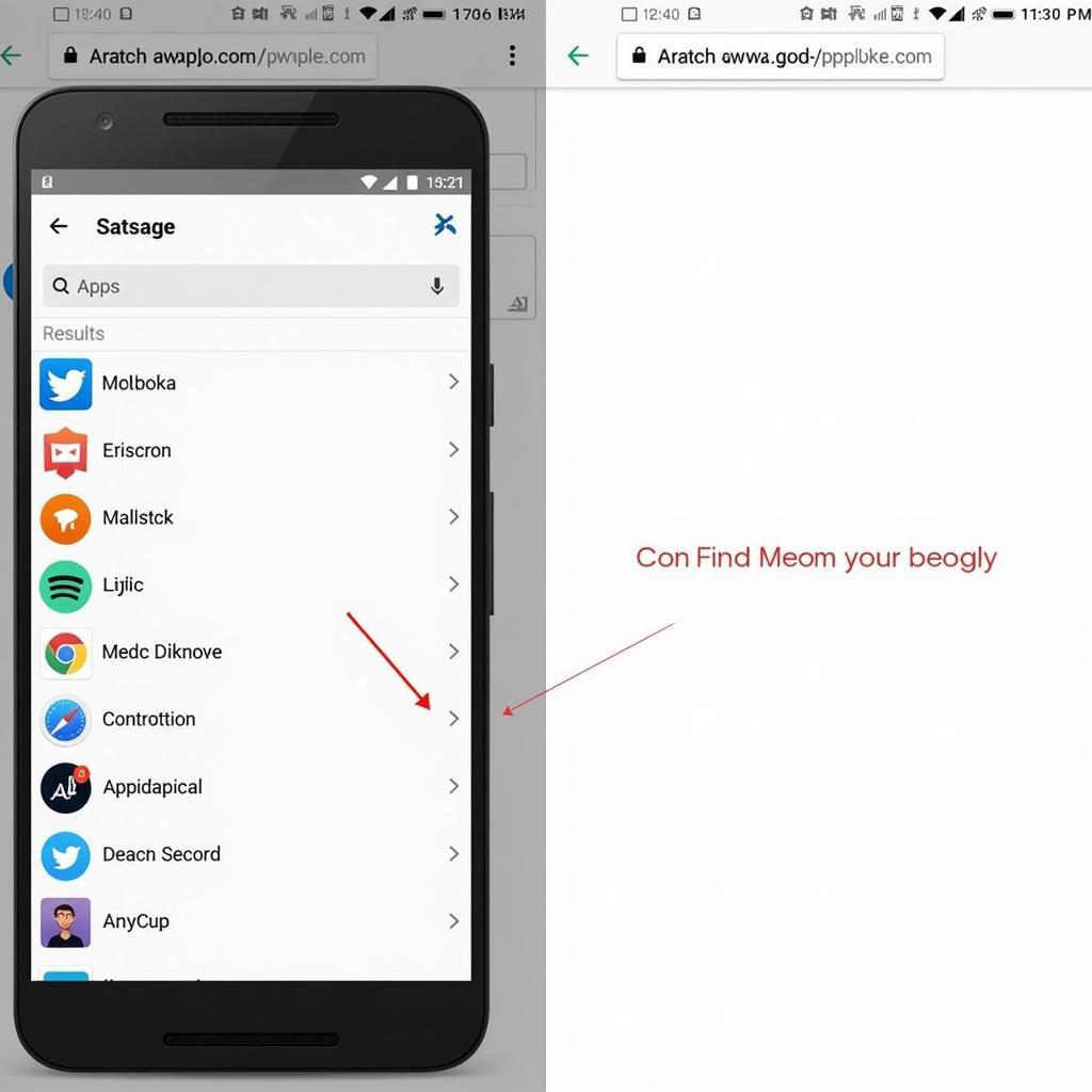 Aptoide Lite APK Search Results Screenshot